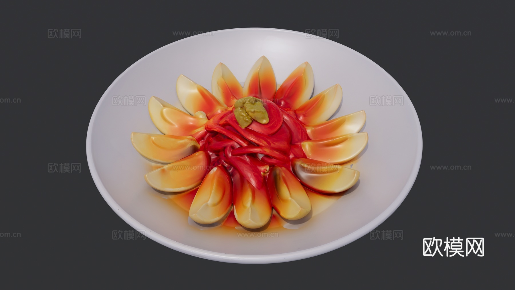 一盘凉拌变蛋su模型