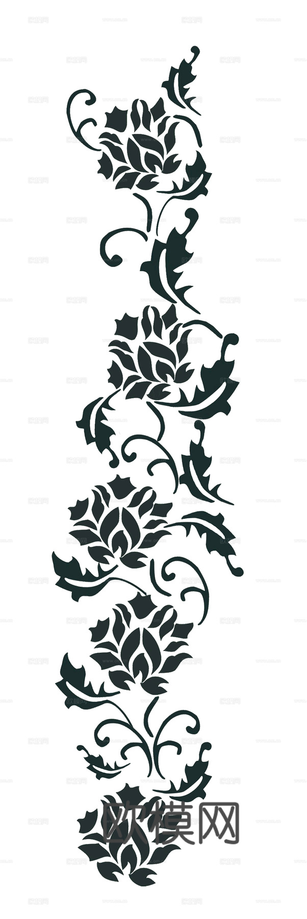 黑白凹凸 高光遮罩 通道 花纹纹理 装饰线条 纹理 墙绘图案下载
