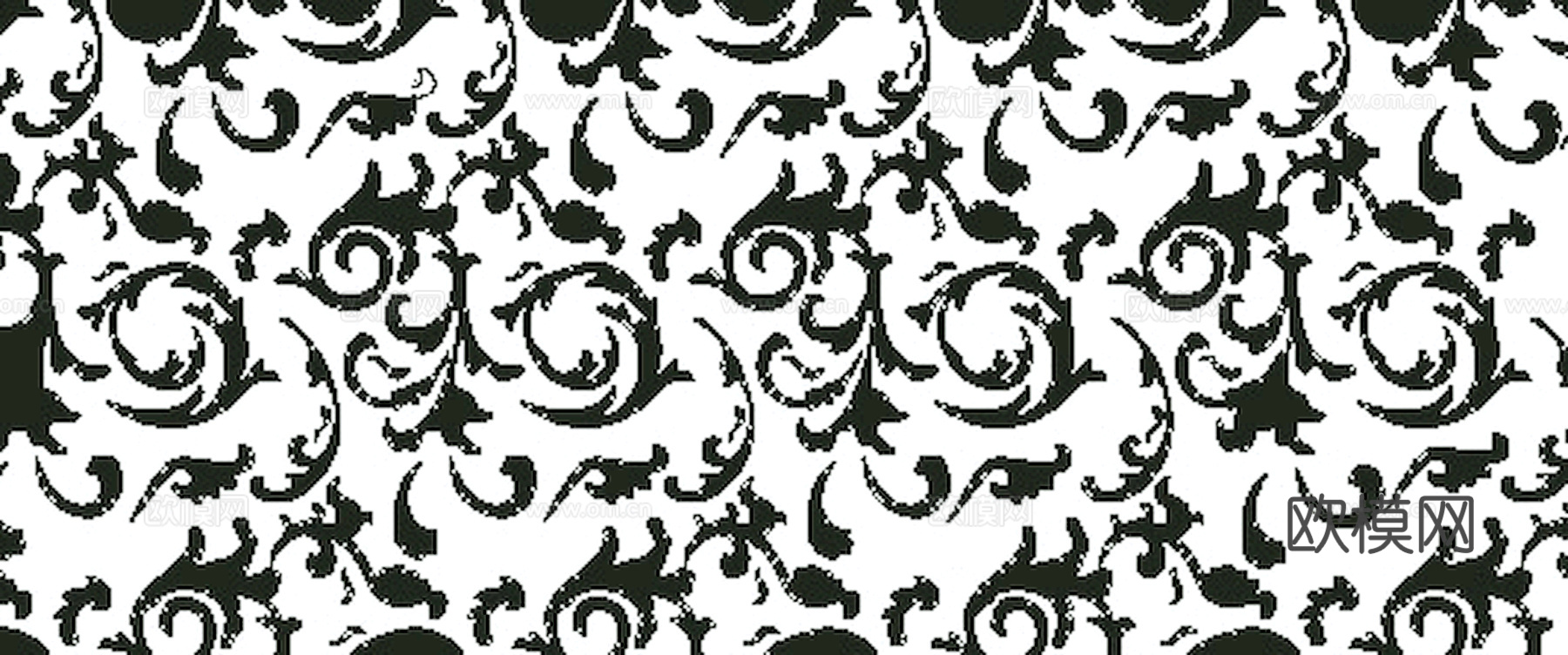 黑白凹凸 高光遮罩 通道 花纹纹理 装饰线条 纹理 墙绘图案