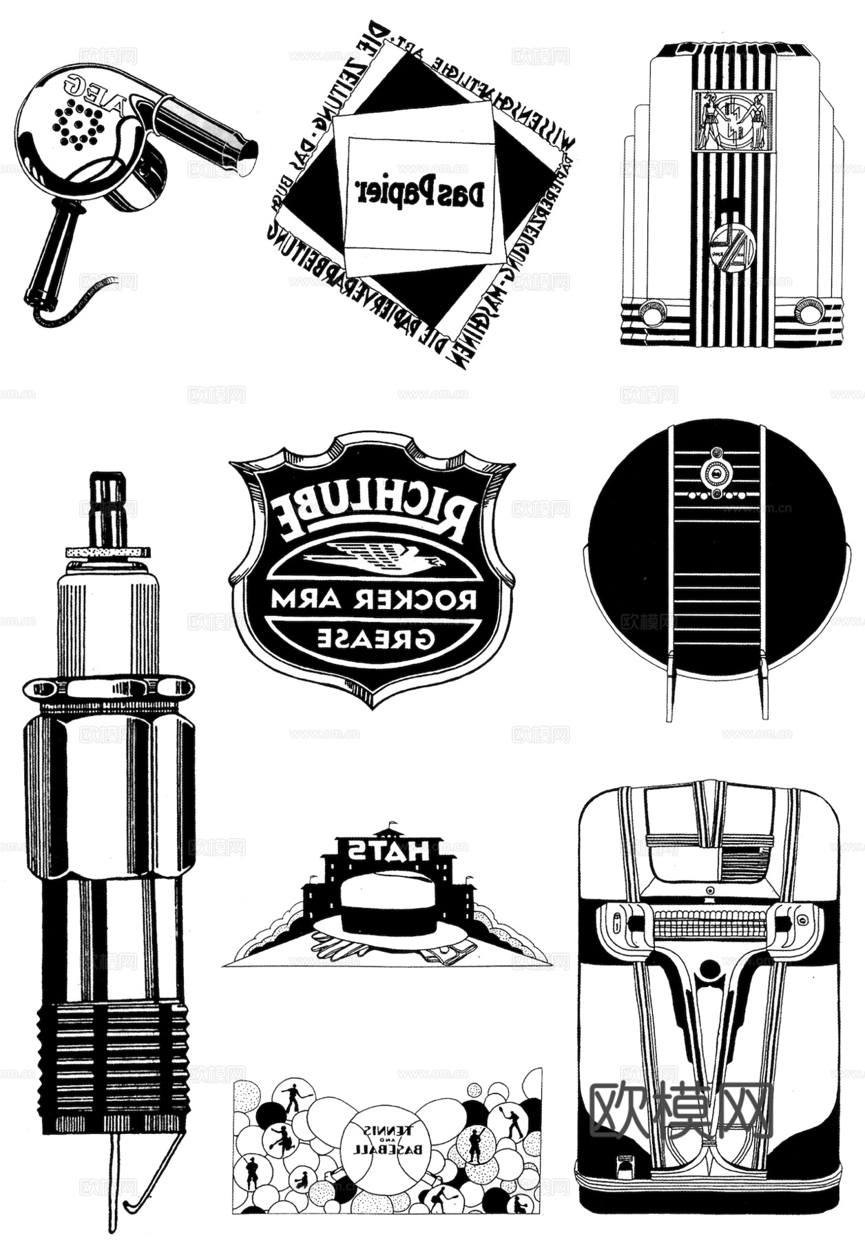 黑白凹凸 高光遮罩 通道 花纹纹理 装饰线条 纹理 墙绘图案下载