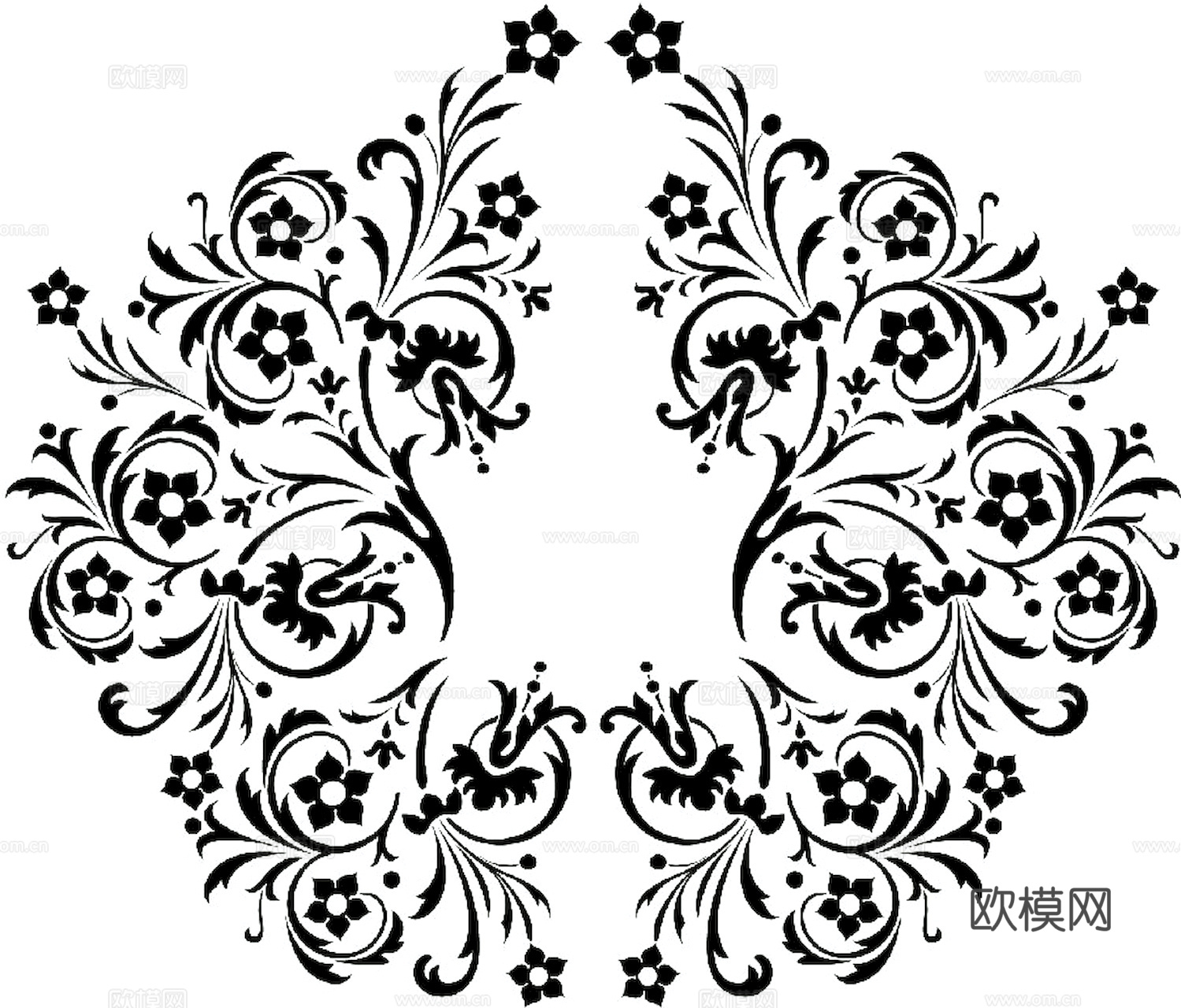 黑白凹凸 高光遮罩 通道 花纹纹理 装饰线条 纹理 墙绘图案下载