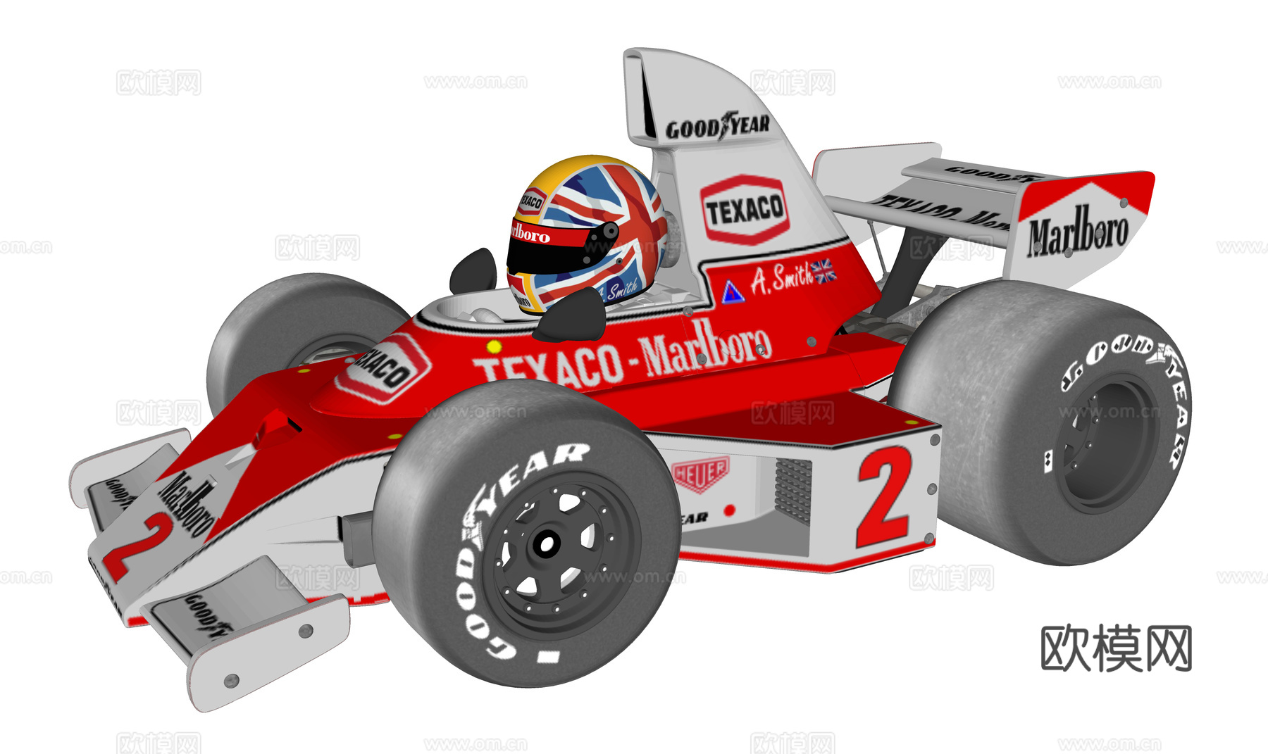 现代赛车玩具 玩具车 赛车摆件 汽车摆件su模型