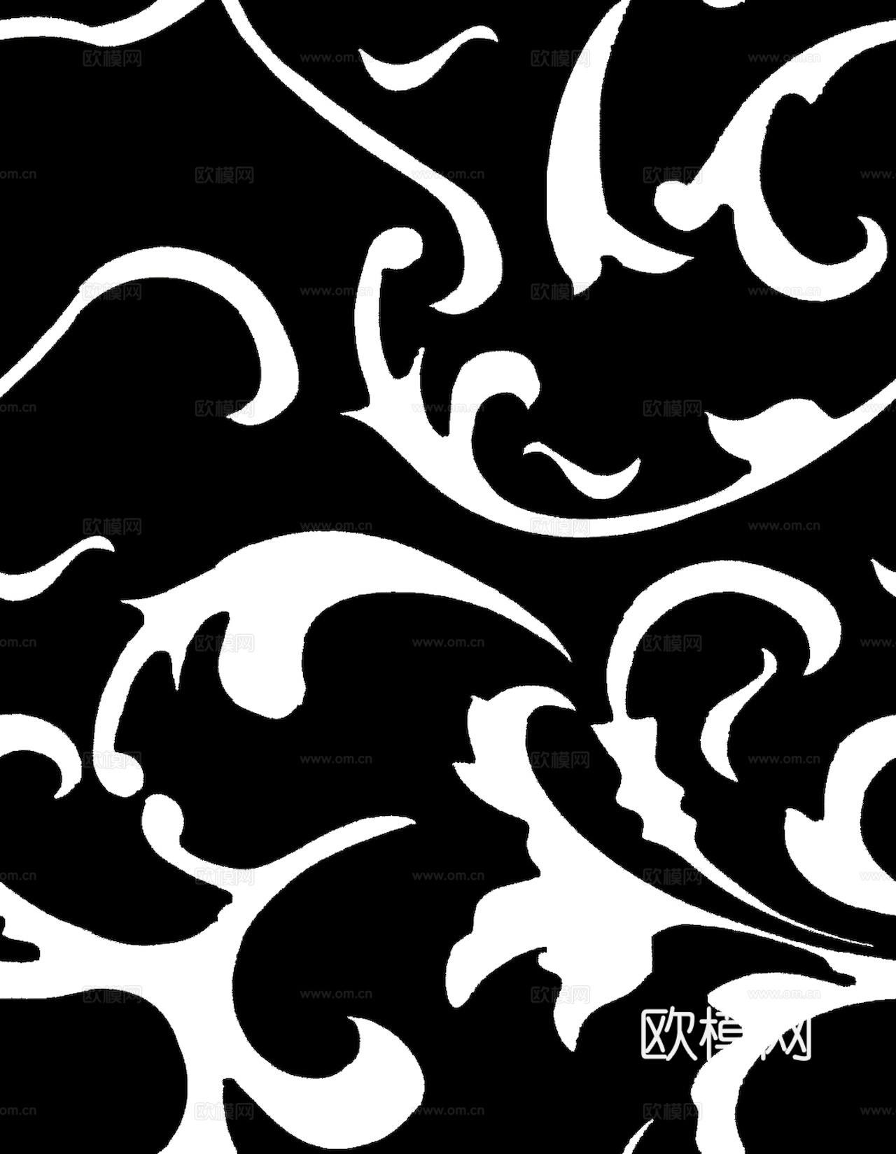 黑白凹凸 高光遮罩 通道 花纹纹理 装饰线条 纹理 墙绘图案下载
