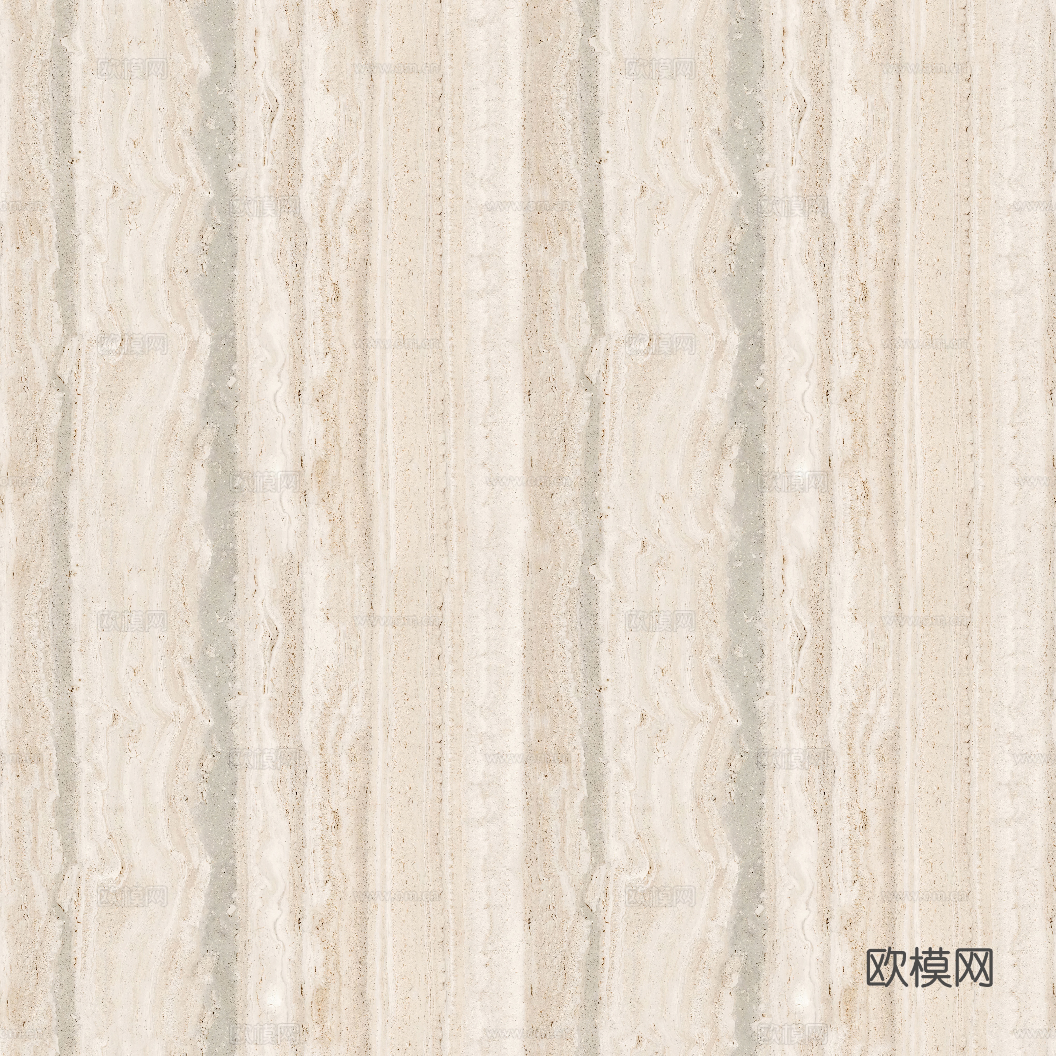 无缝米黄色罗马洞洞石