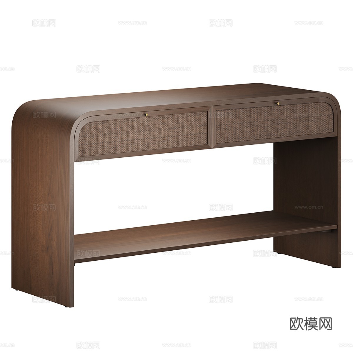 新中式 Suzette 玄关桌3d模型下载（渲染图1）