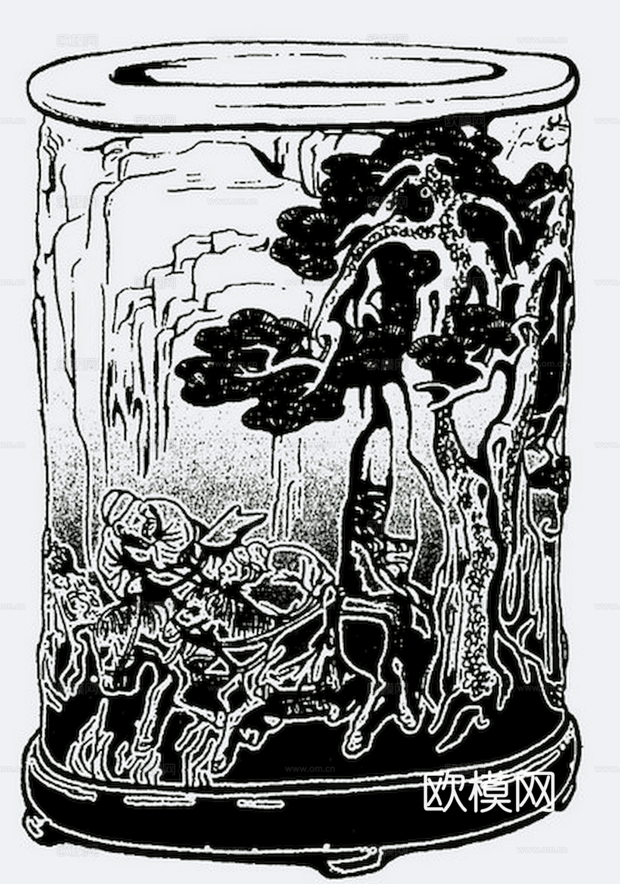 黑白凹凸 高光遮罩 通道 花纹纹理 装饰线条 纹理 墙绘图案下载