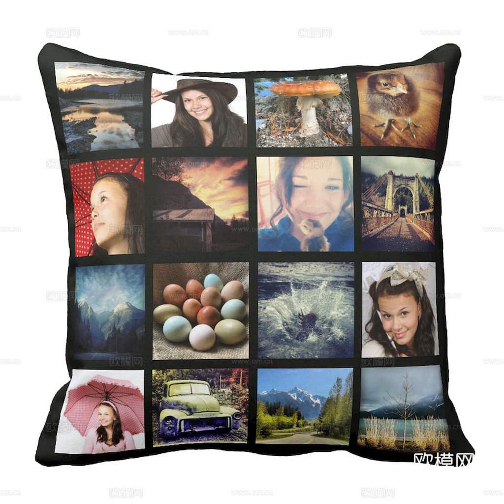 枕头 沙发抱枕 靠枕 花纹布纹布艺抱枕 床上用品下载