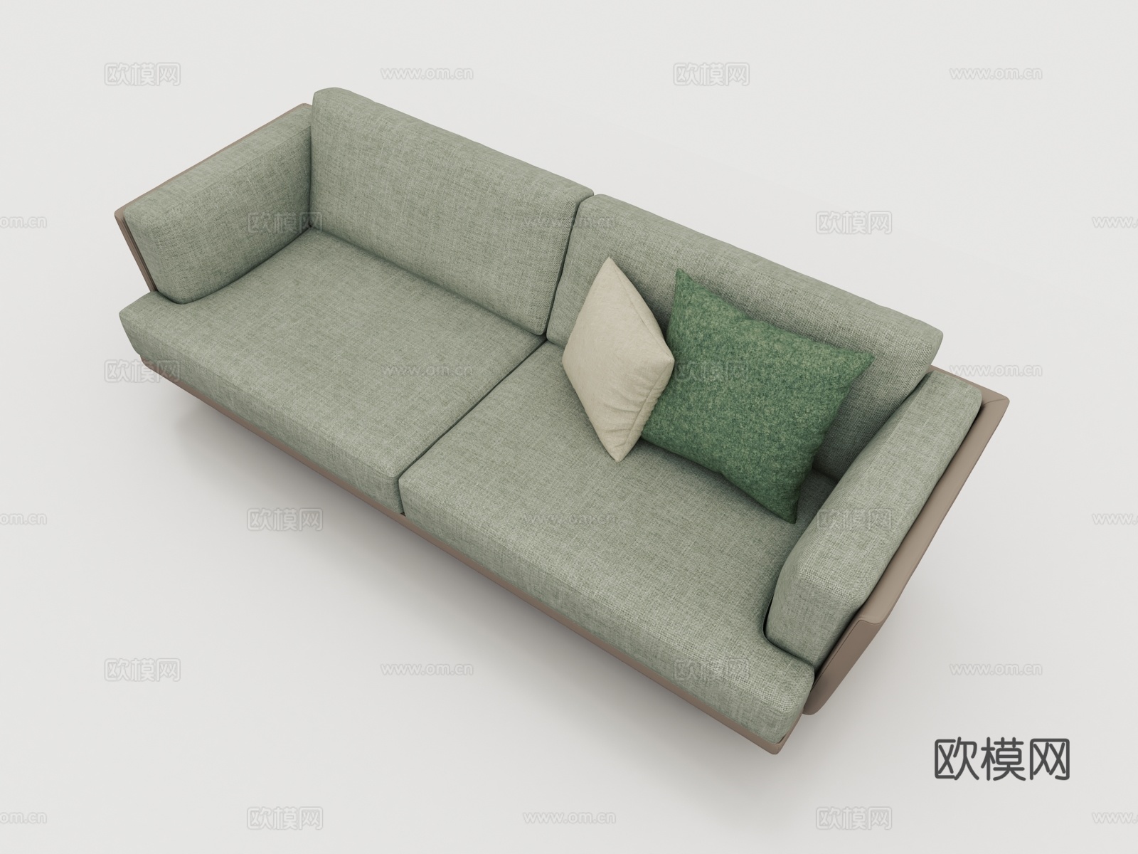 Malerba 沙发 多人沙发 双人沙发3d模型下载（渲染图3）