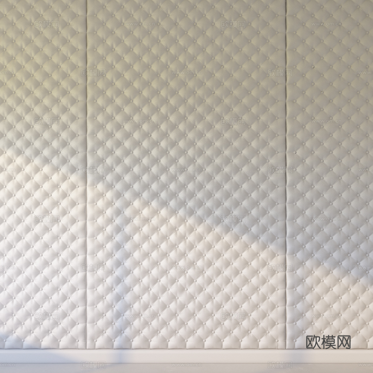 简欧软包 软包 背景墙3d模型