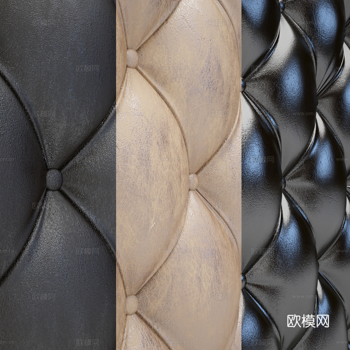 简欧软包 软包3d模型