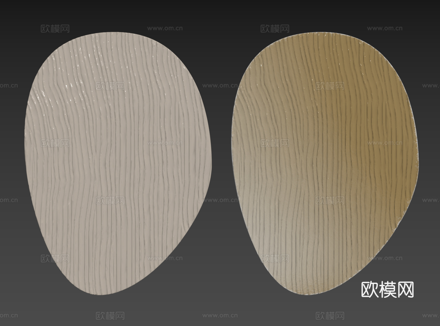现代墙饰 装饰挂件 条纹墙饰su模型