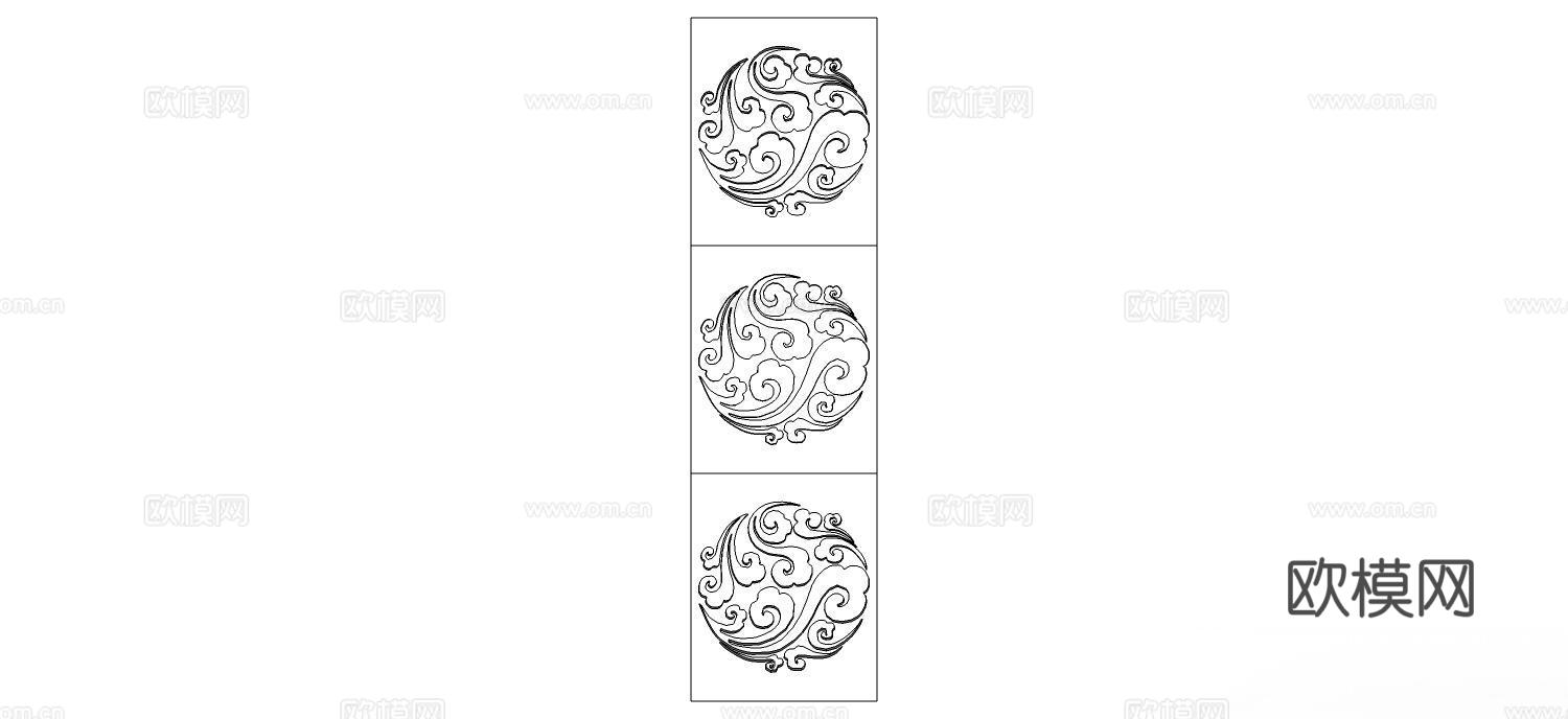 实木屏风 屏风 屛风隔断 隔断su模型