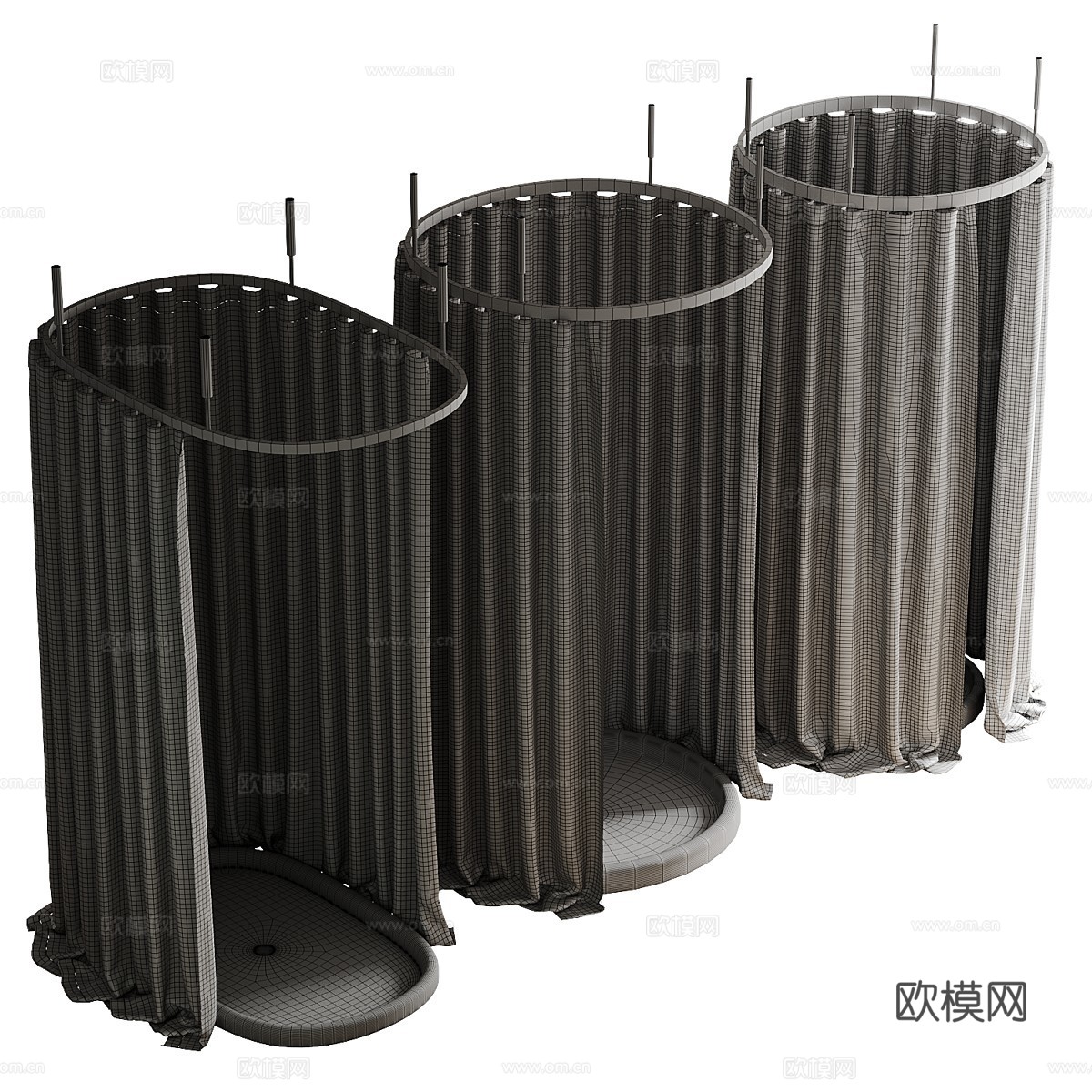 现代极简 Salvatori BALNEA 淋浴房3d模型下载（渲染图5）