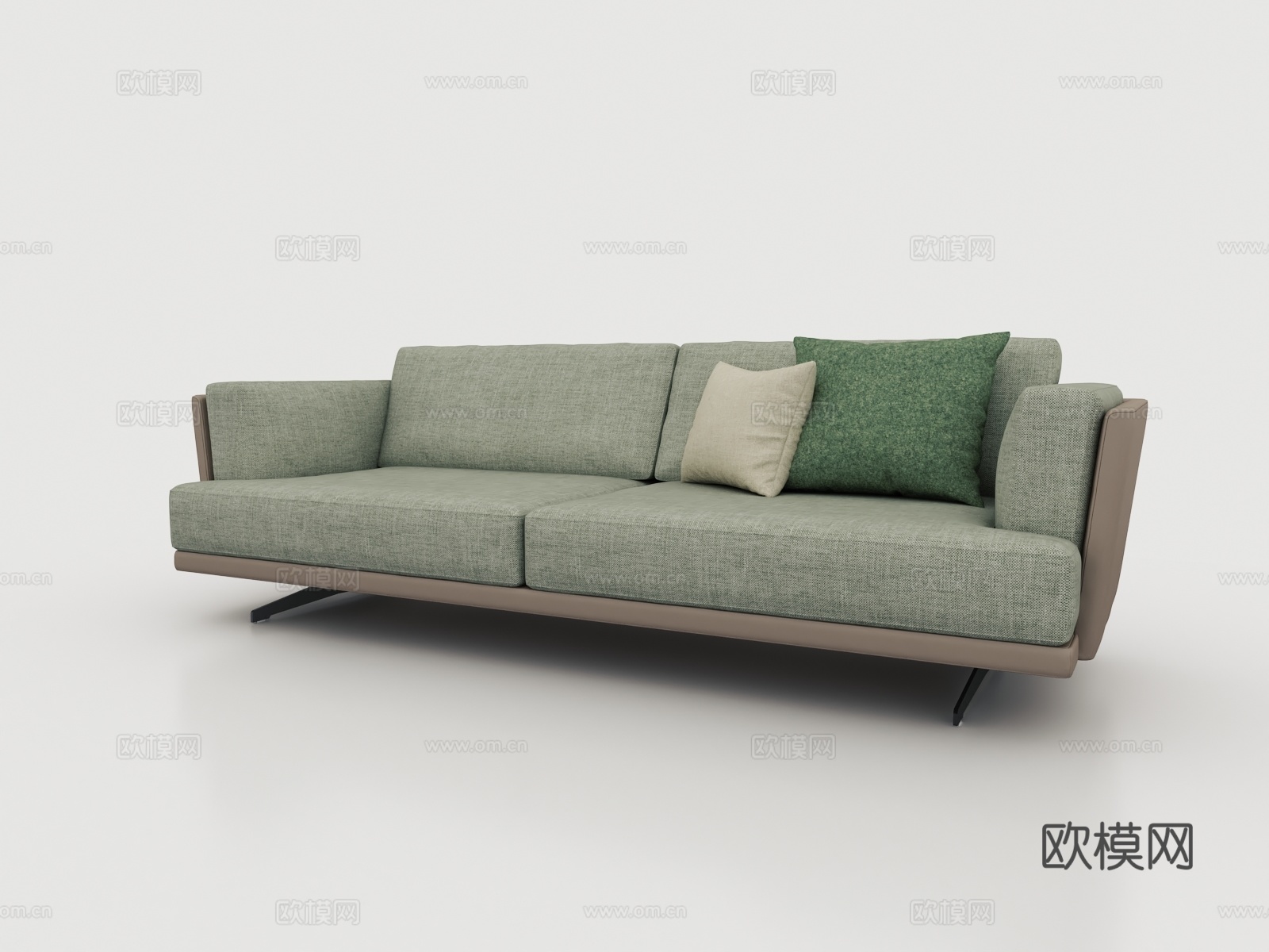 Malerba 沙发 多人沙发 双人沙发3d模型下载（渲染图2）