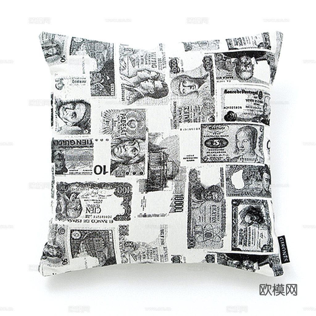 枕头 沙发抱枕 靠枕 花纹布纹布艺抱枕 床上用品下载