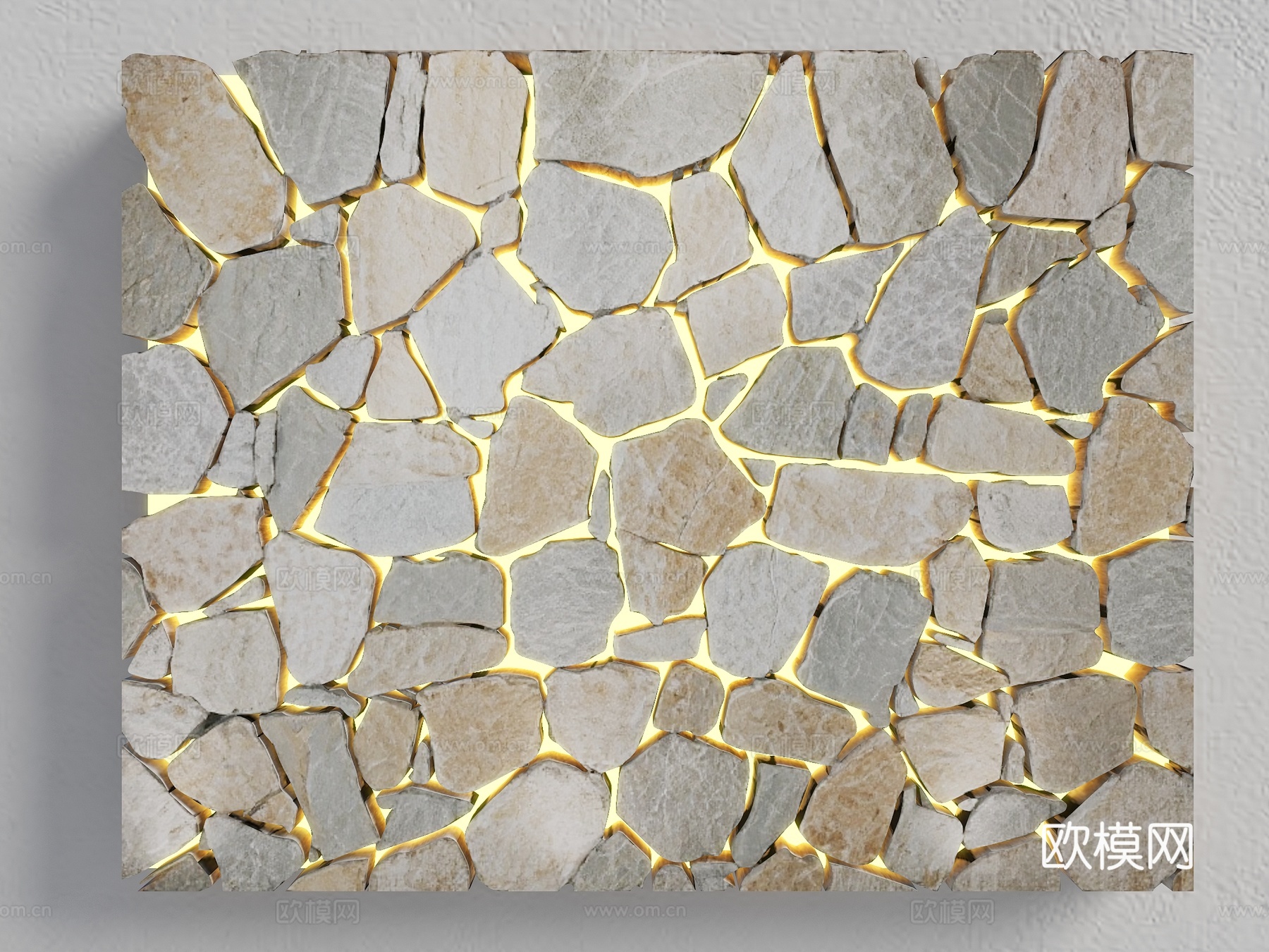 文化石 透光石材背景墙 文化石墙面 电视背景墙 岩石背景墙su模型