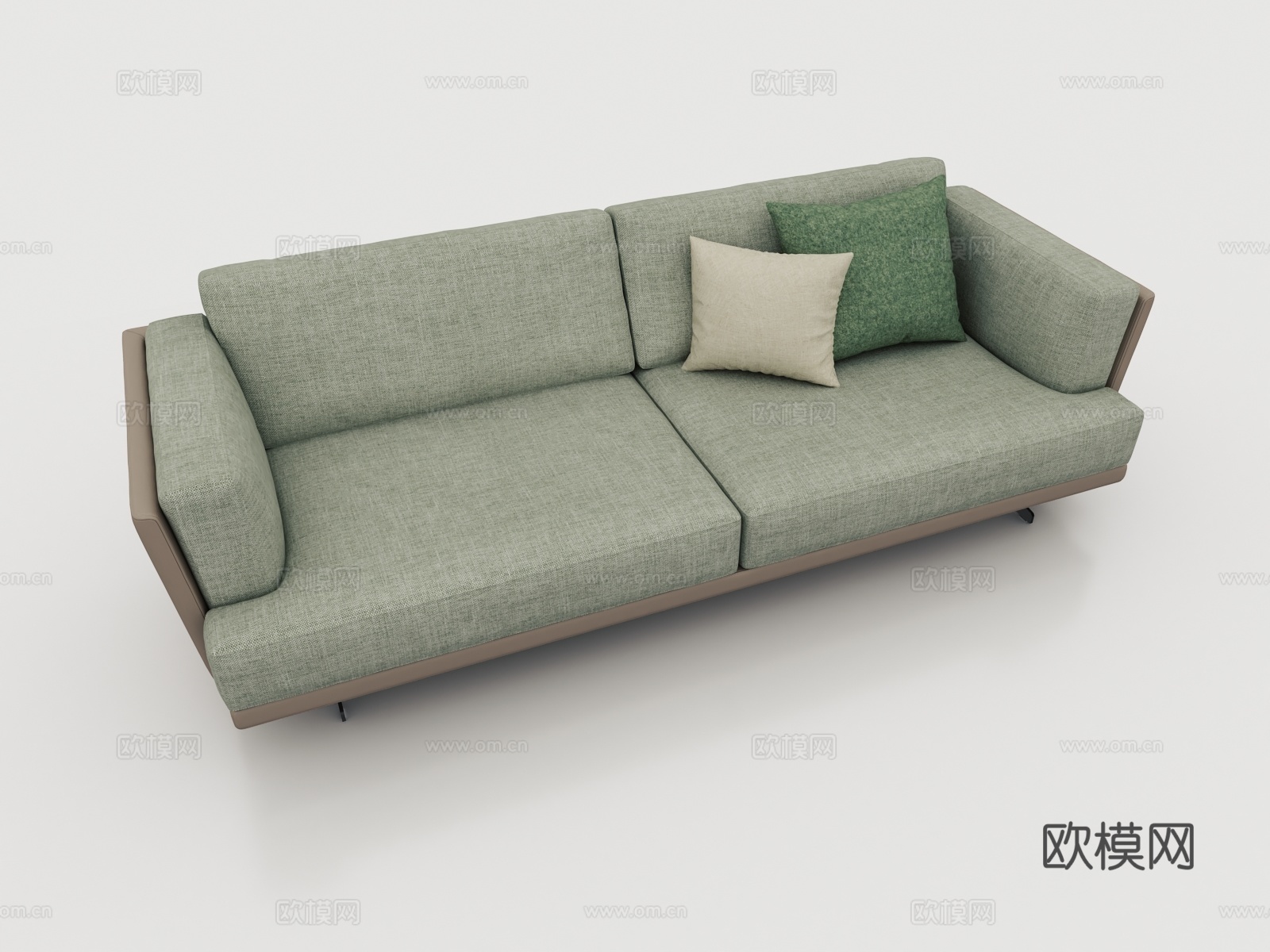 Malerba 沙发 多人沙发 双人沙发3d模型下载（渲染图1）