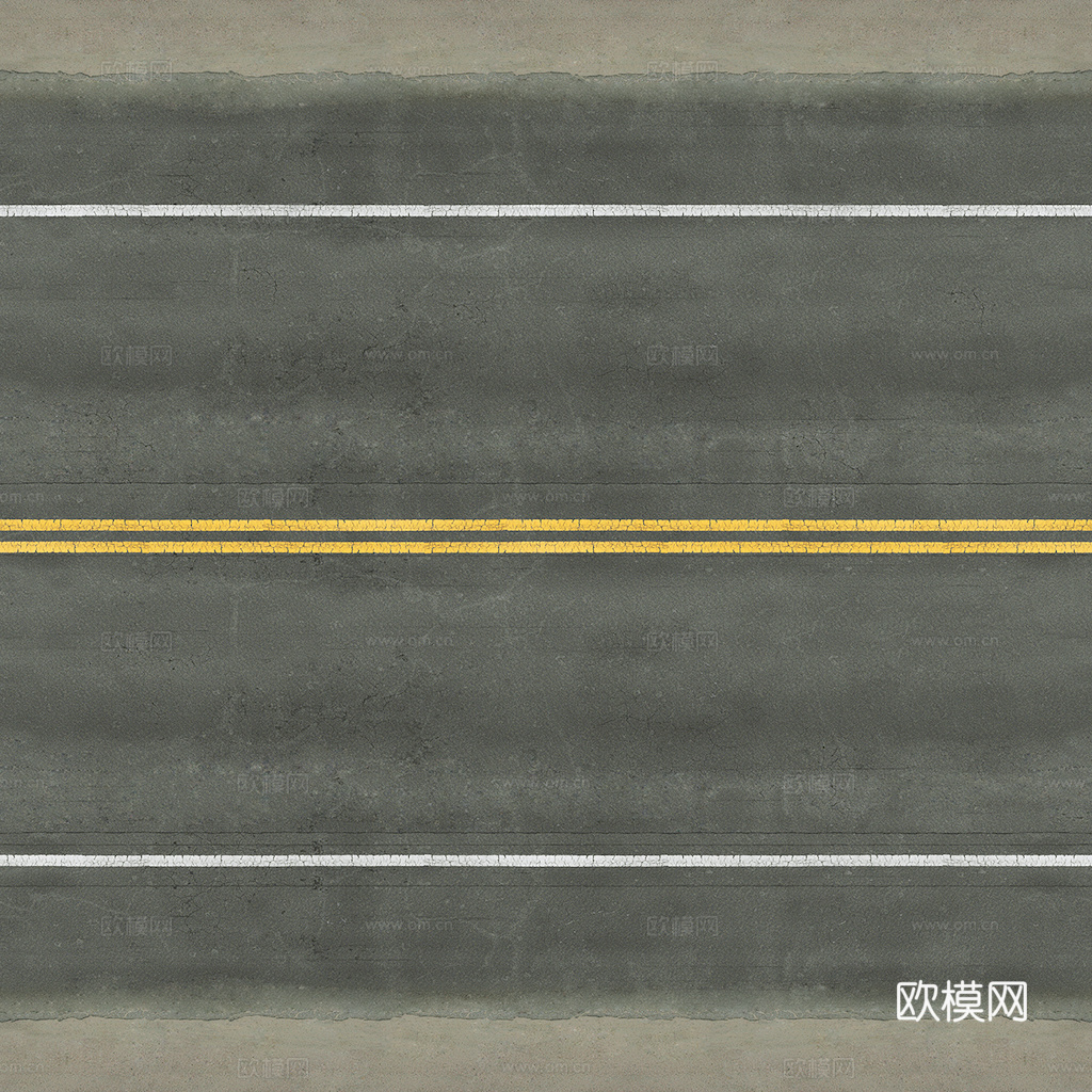 道路 沥青公路 马路 车道 人行道 水泥砖路面彩色地面 跑道