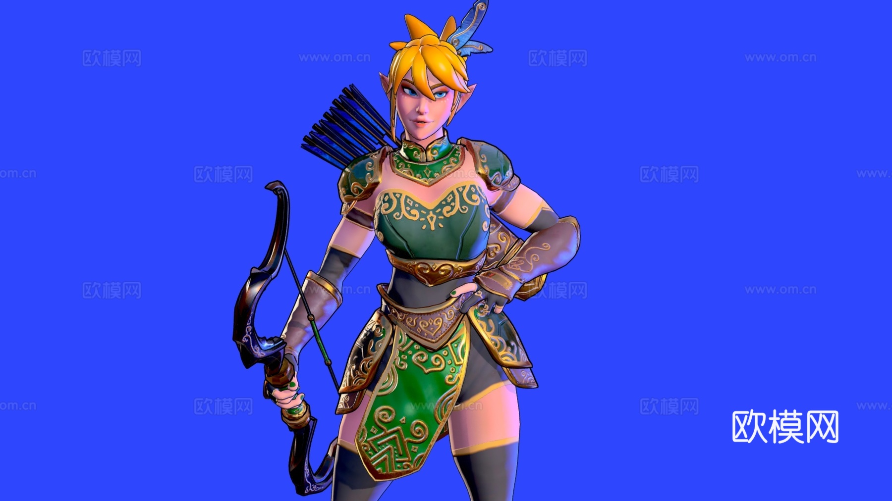 科技感动漫人物 战斗装甲 动漫人物 游戏人物su模型