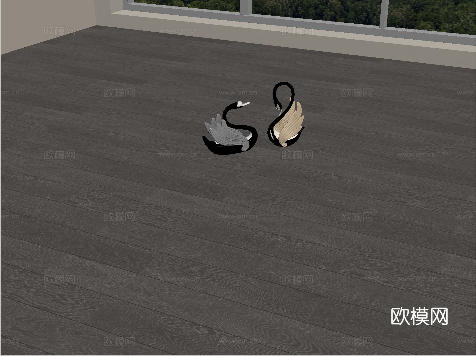 现代地板 实木地板 拼花地板su模型
