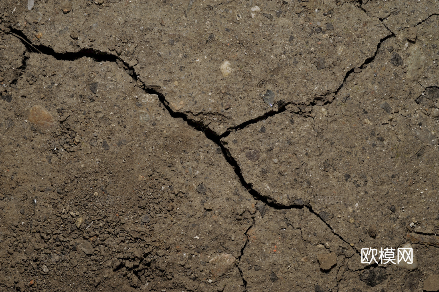 沙土地面 地表 土地 龟裂裂纹泥土农田