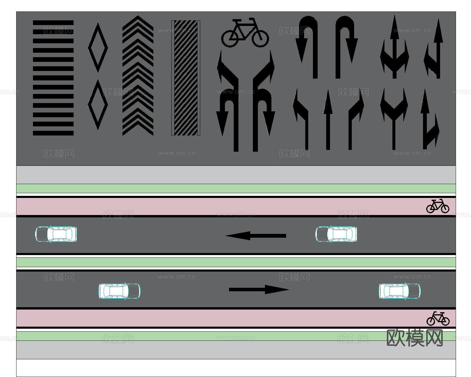 道路交通标识CADcad施工图