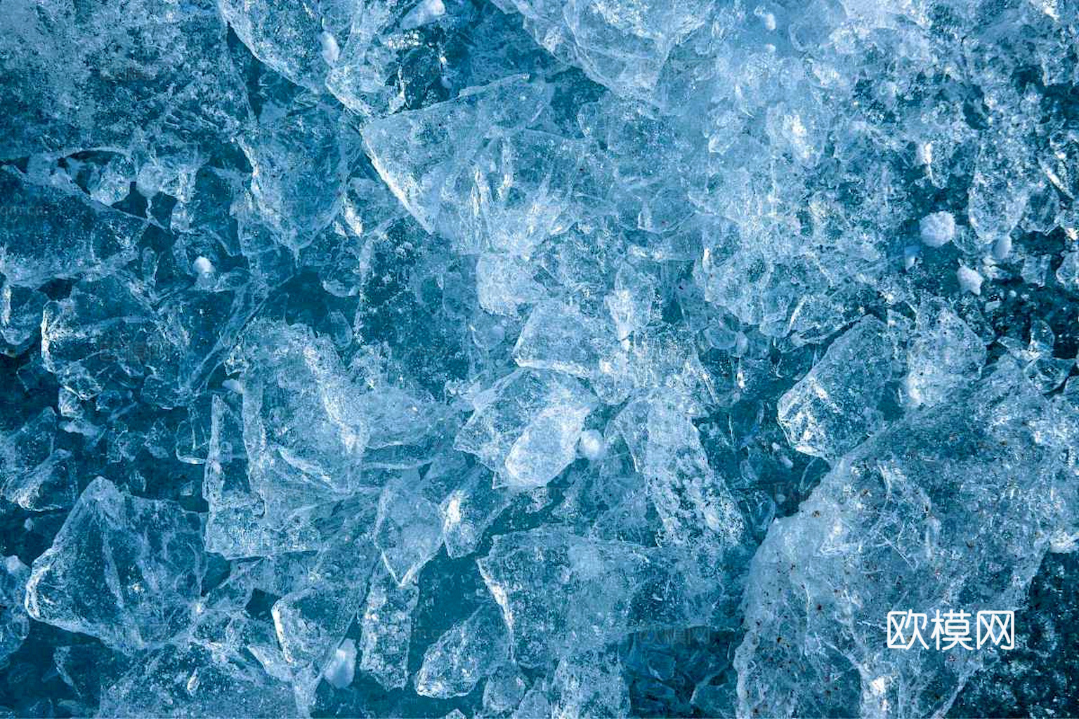 冰面 冰块 冰纹理冰雪 冰冻地面雪地冰霜 冰花冰纹玻璃 冰晶