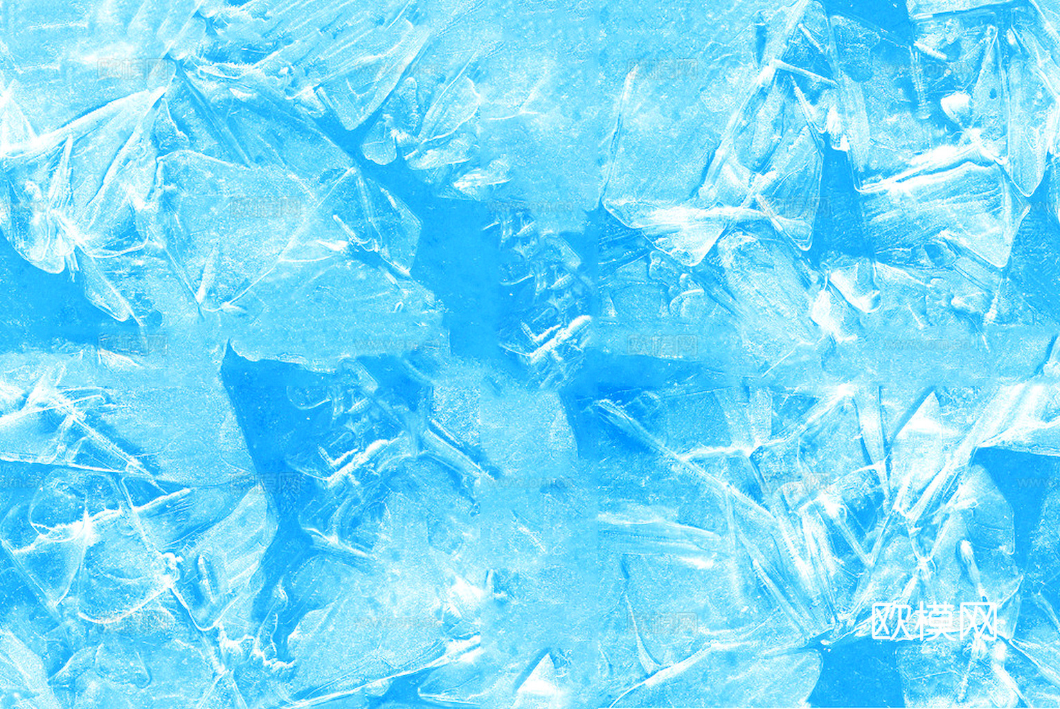 冰面 冰块 冰纹理冰雪 冰冻地面雪地冰霜 冰花冰纹玻璃 冰晶