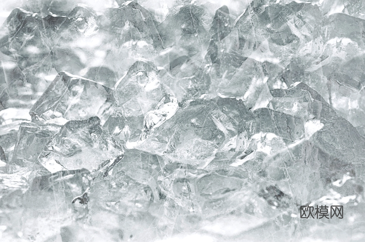 冰面 冰块 冰纹理冰雪 冰冻地面雪地冰霜 冰花冰纹玻璃 冰晶