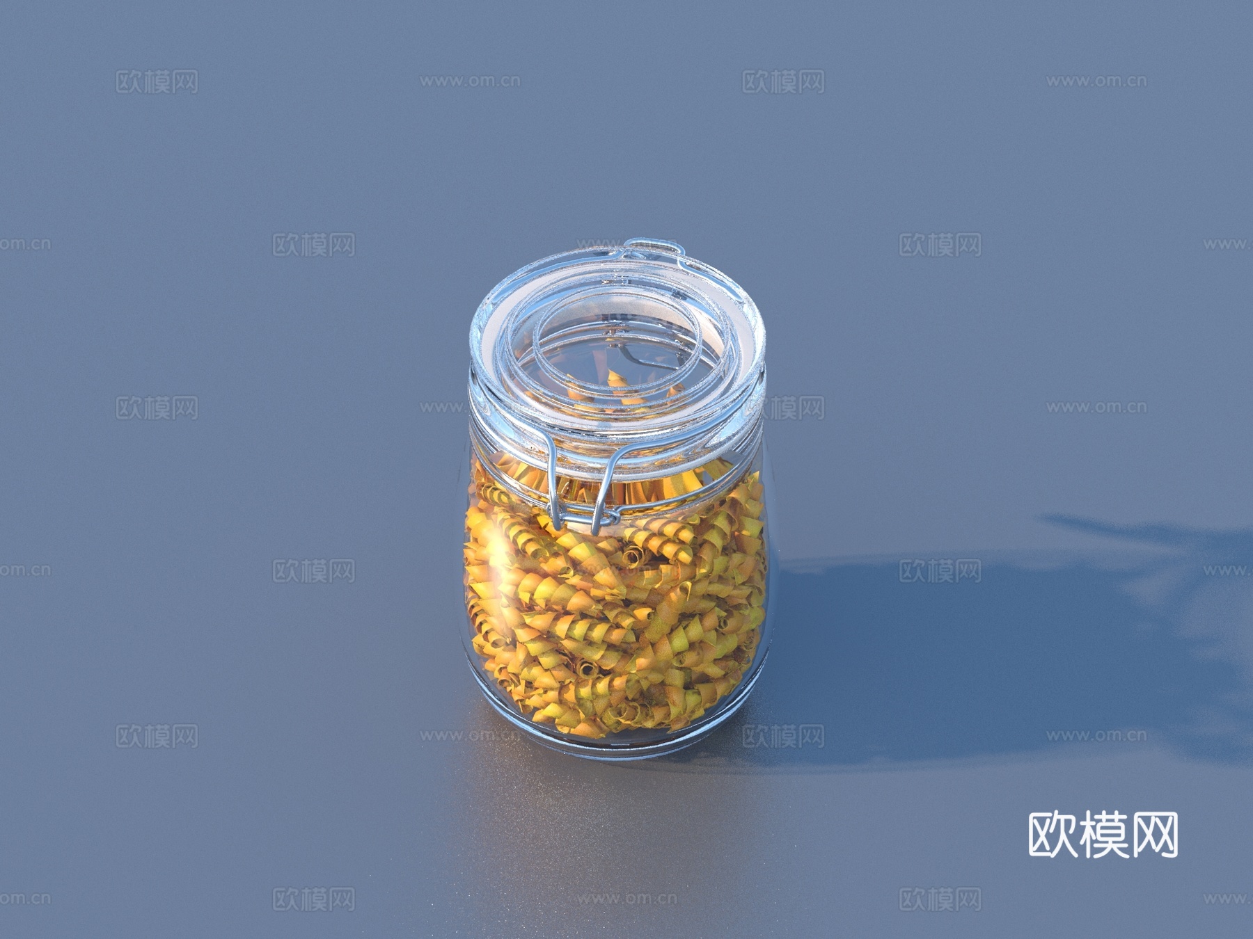 食物 罐装零食 玻璃罐3d模型下载