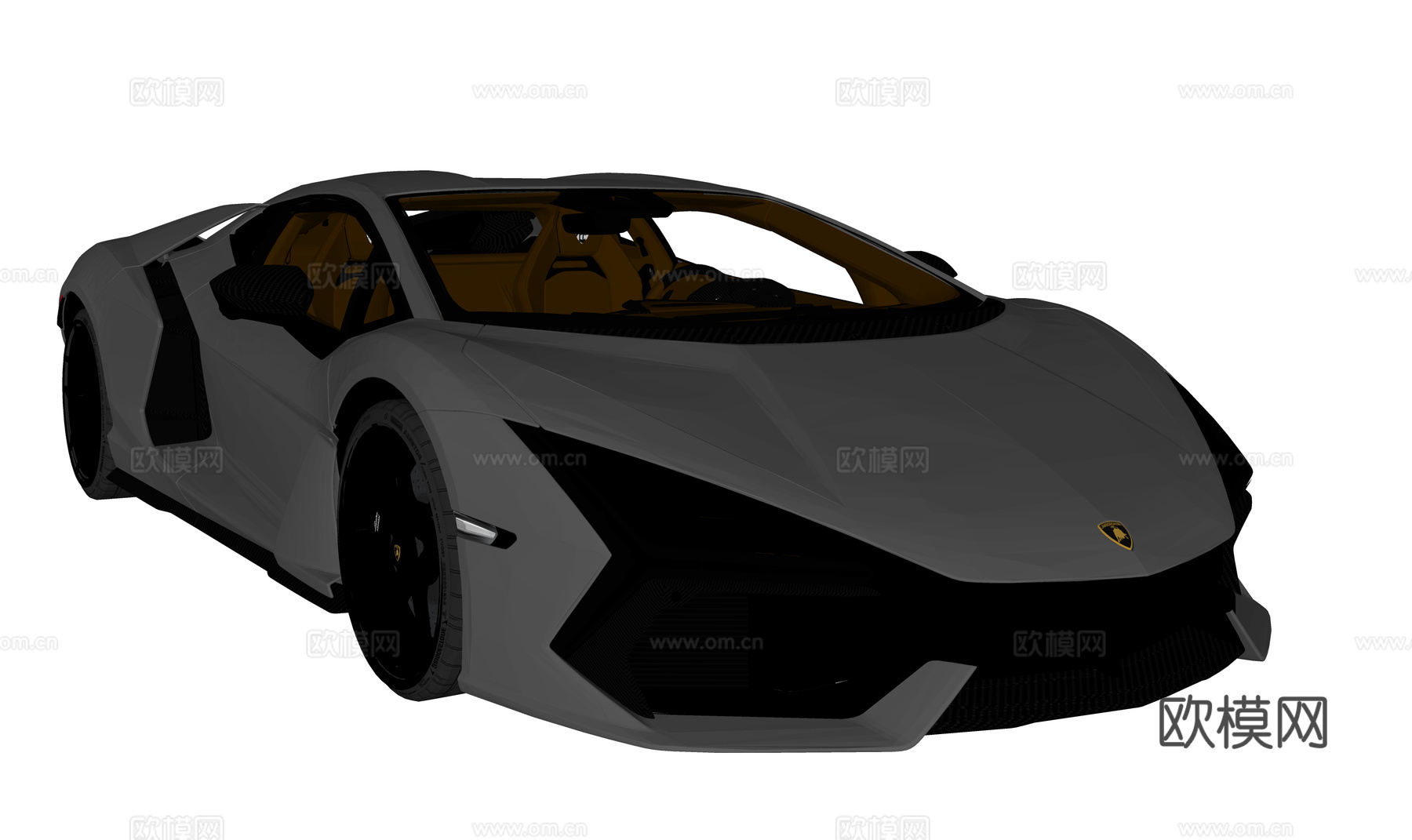 现代兰博基尼跑车 汽车 跑车su模型
