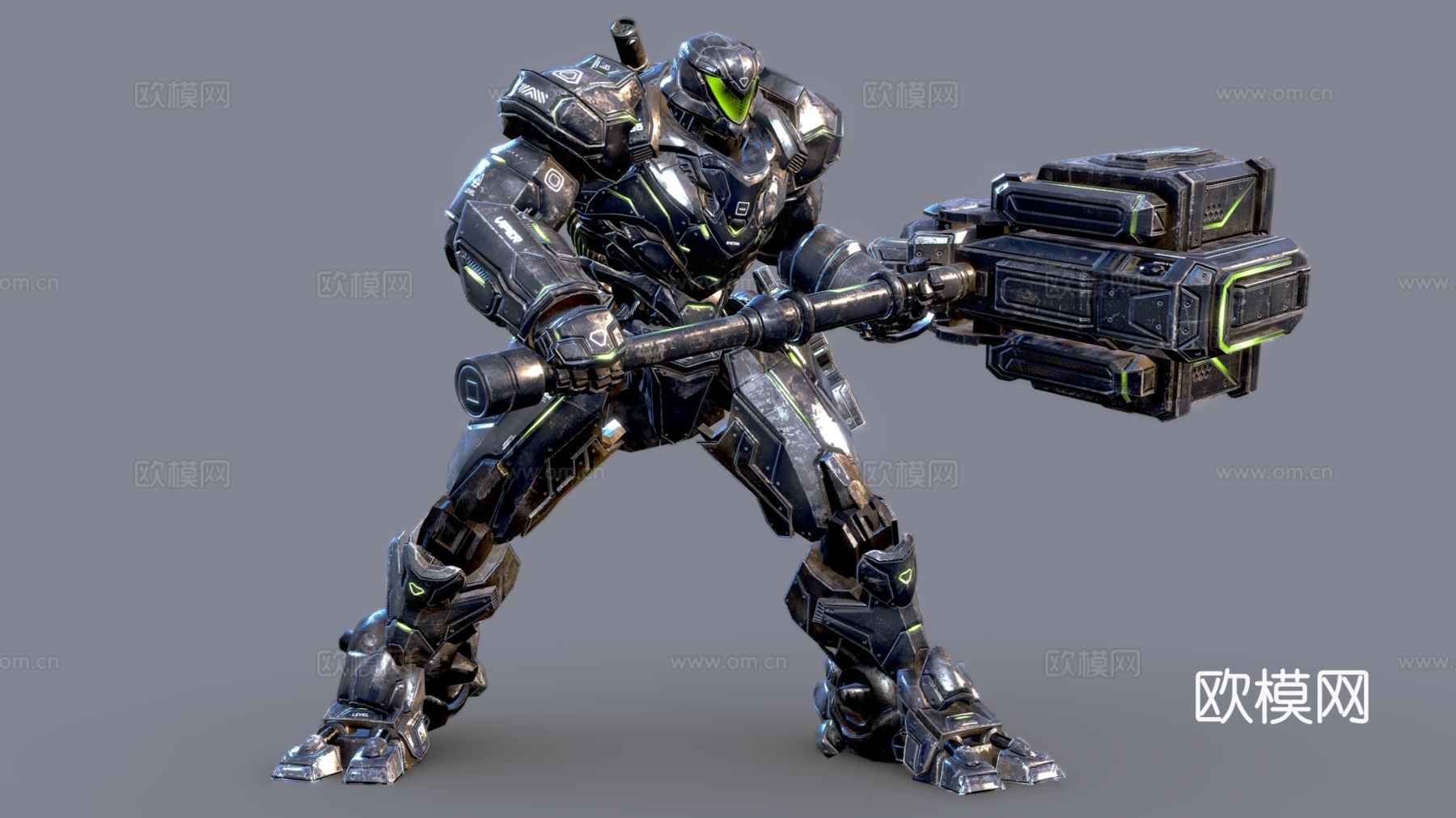 科技感武器装甲 战斗机器人 战斗装甲 动漫人物su模型