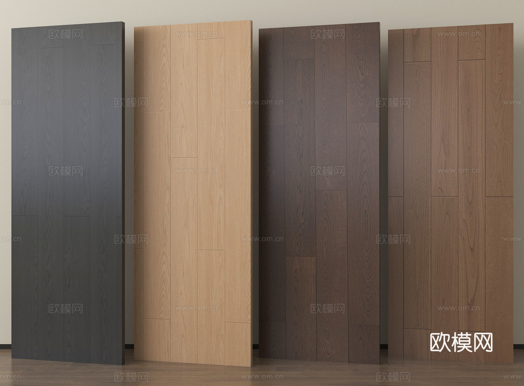 现代木地板 直纹木地板 拼花木地板su模型