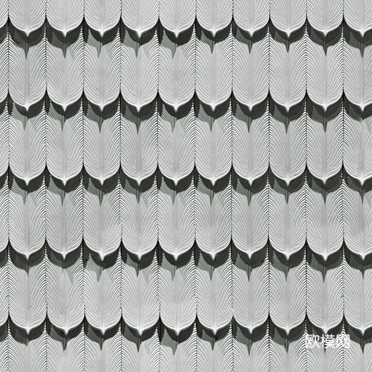 瓷砖 羽毛砖 孔雀羽 鱼鳞渐变瓷砖纹理 小花砖