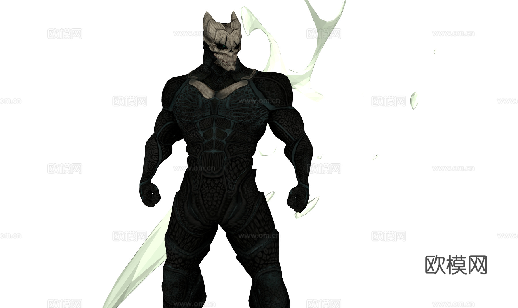 科技感动漫人物 战斗装甲 动漫人物 游戏人物su模型