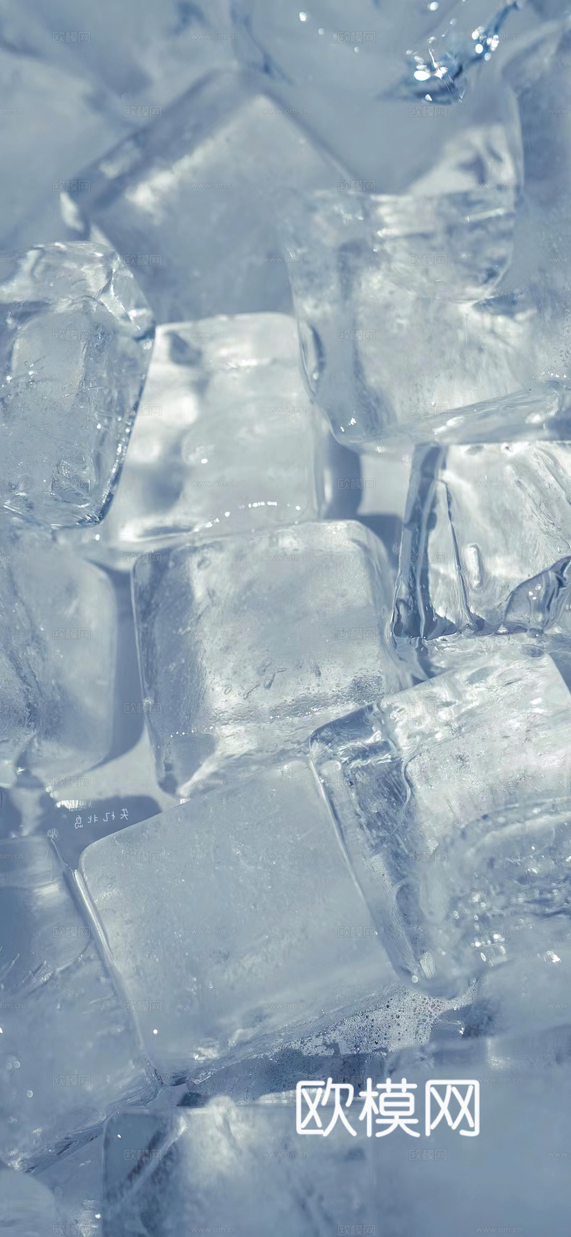 冰面 冰块 冰纹理冰雪 冰冻地面雪地冰霜 冰花冰纹玻璃 冰晶