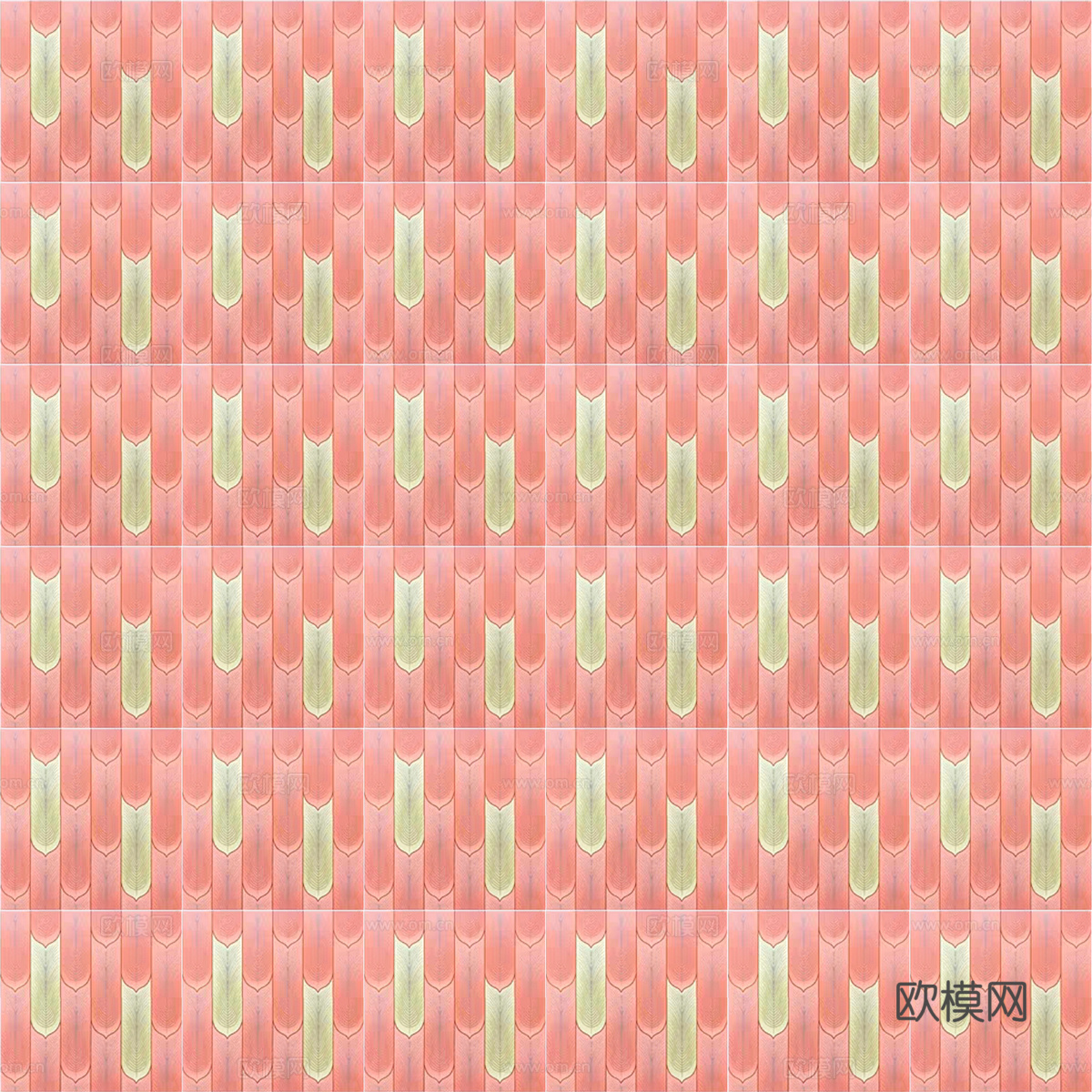 瓷砖 羽毛砖 孔雀羽 鱼鳞渐变瓷砖纹理 小花砖