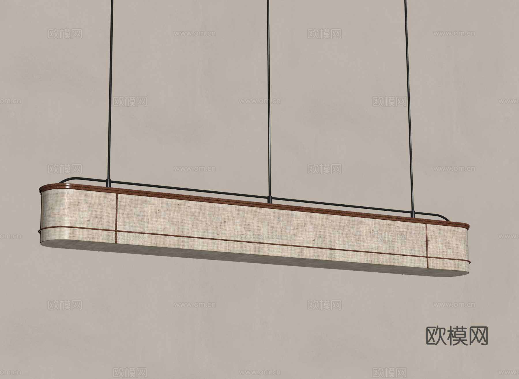 侘寂中古吊灯 宋氏美学吊灯餐厅吊灯su模型