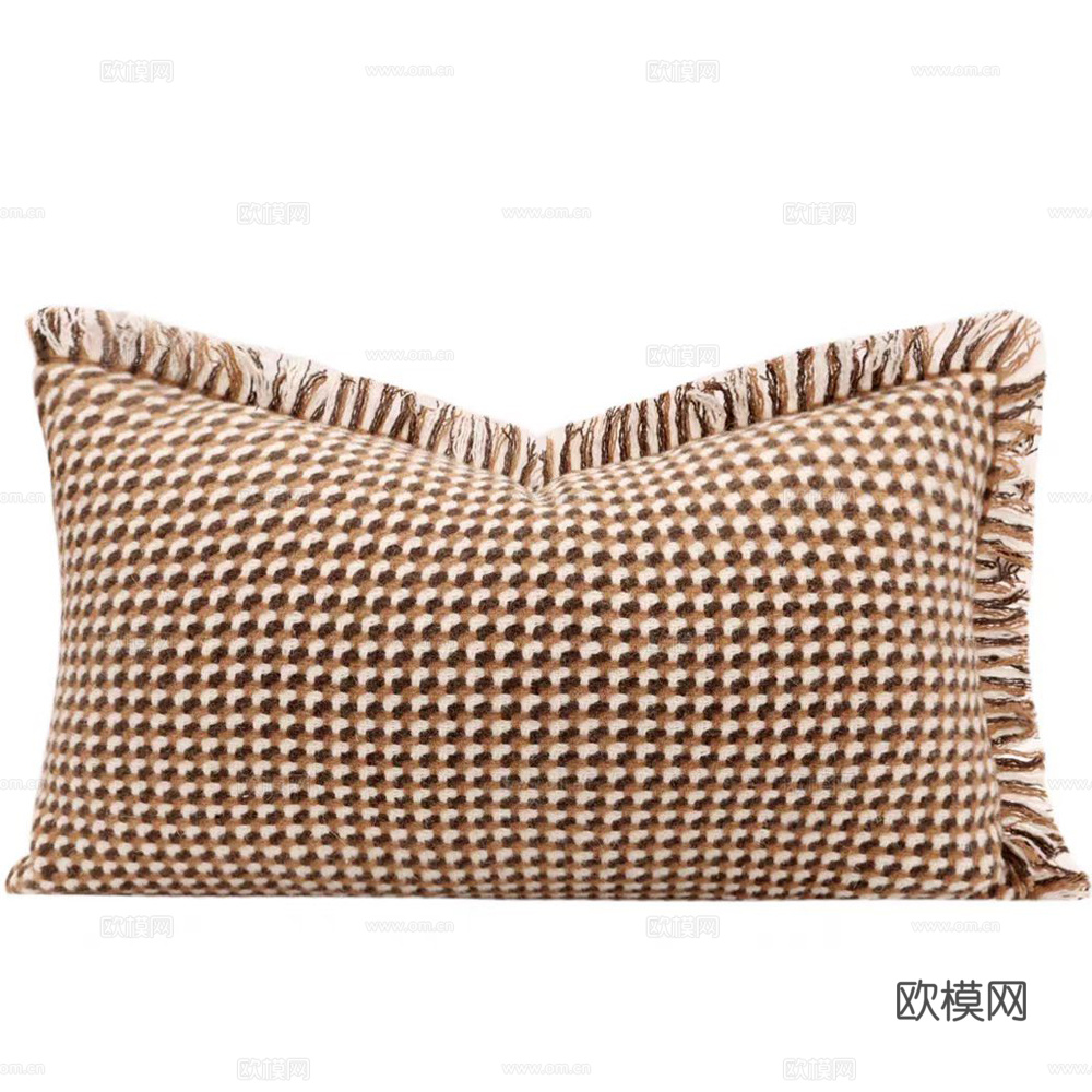 现代抱枕 枕头 印花抱枕 格纹抱枕