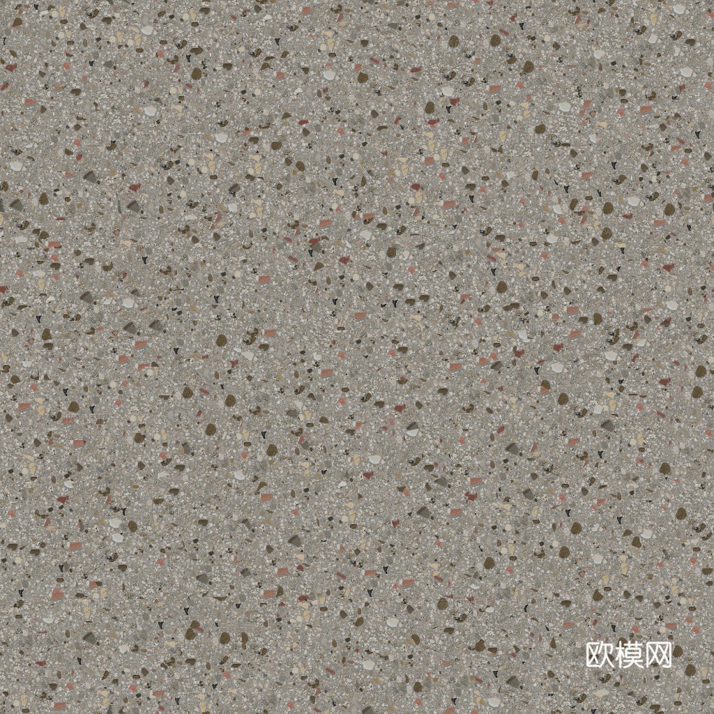 无缝红棕色水磨石