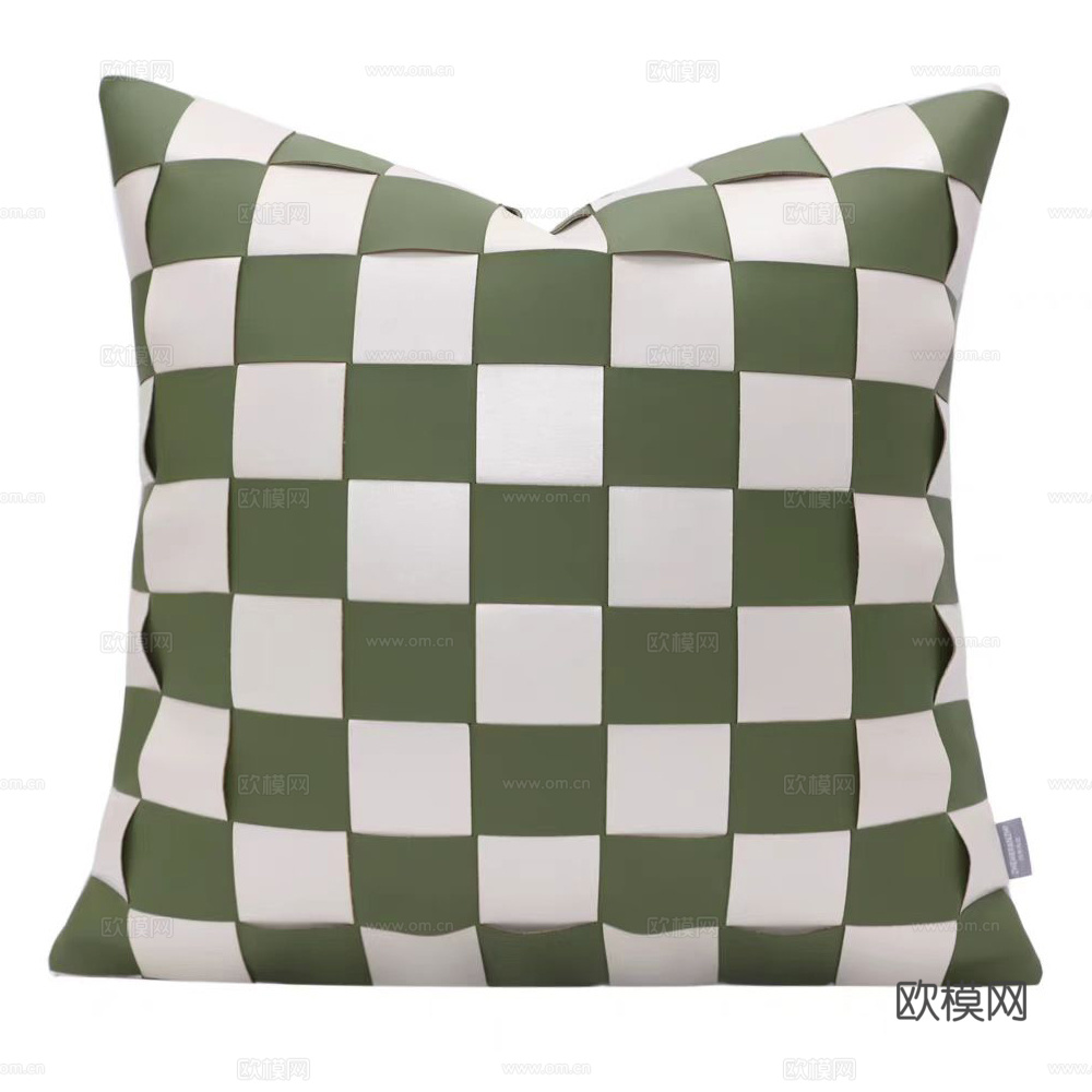 现代抱枕 枕头 印花抱枕 格纹抱枕