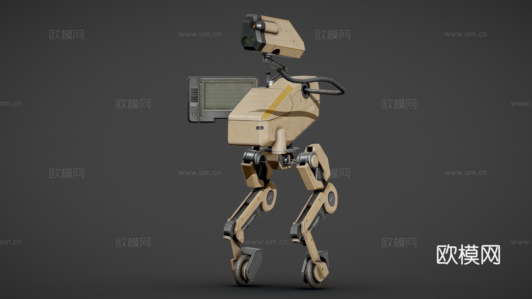 工业机器人 智能机器 具身智能 人形机器人3d模型下载（渲染图1）