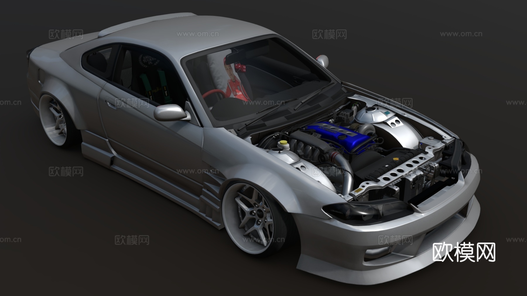 现代汽车 跑车 豪车 赛车su模型