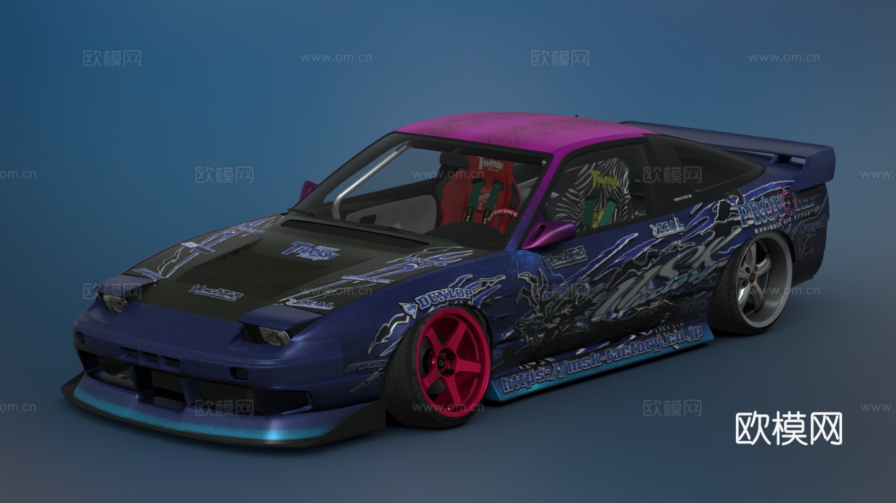 现代汽车 跑车 豪车 赛车su模型