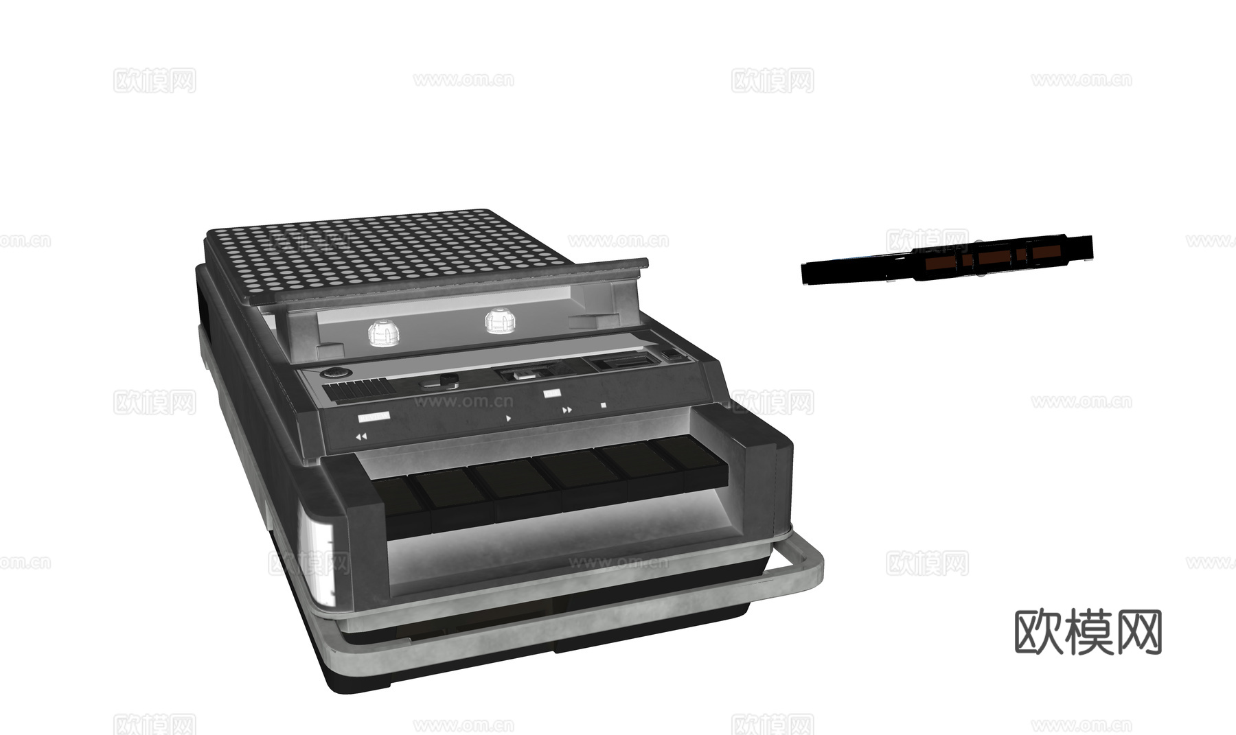 复古随身听 音乐设备 电子产品su模型