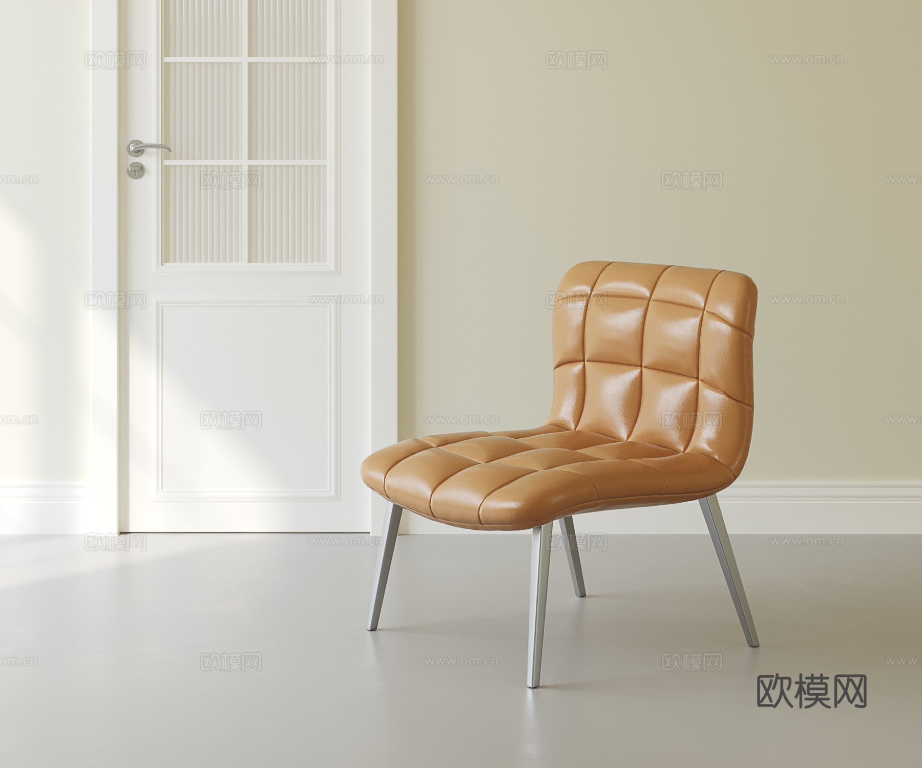 意式轻奢休闲椅su模型