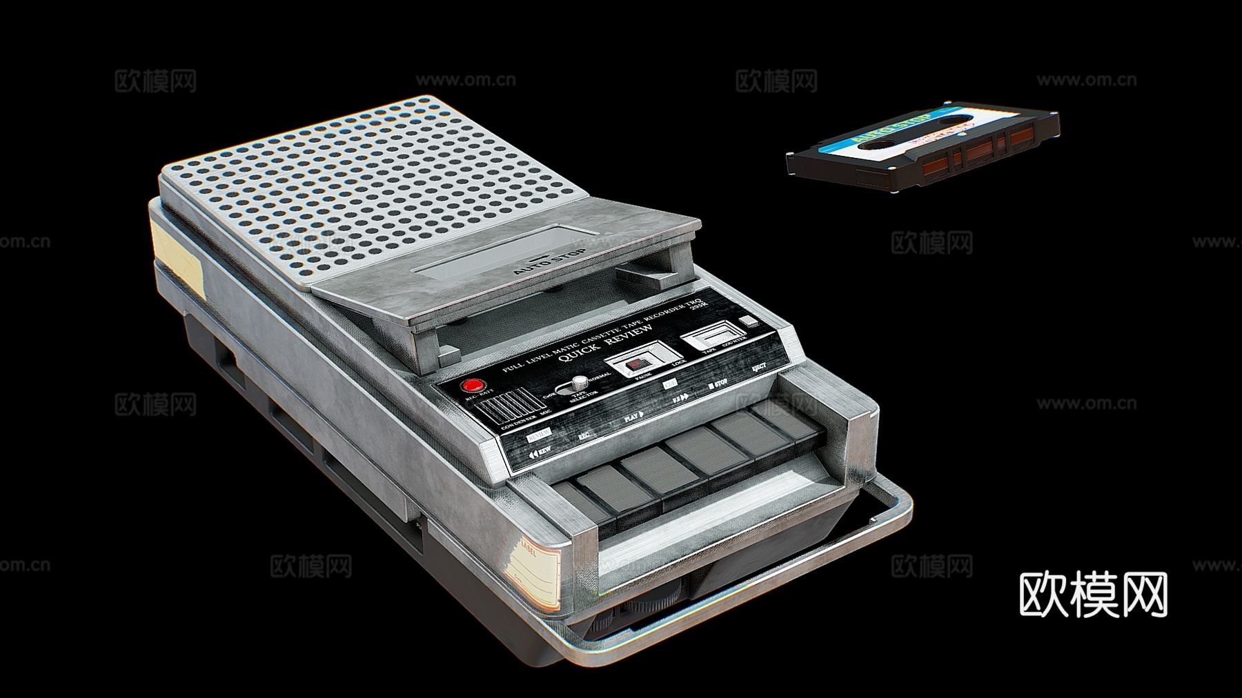 复古随身听 音乐设备 电子产品su模型