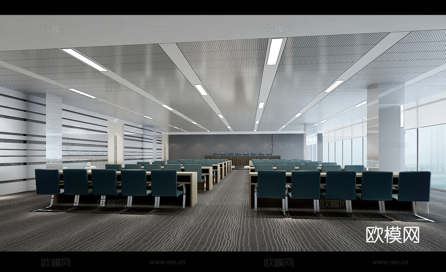 杭州办公室施工图cad施工图