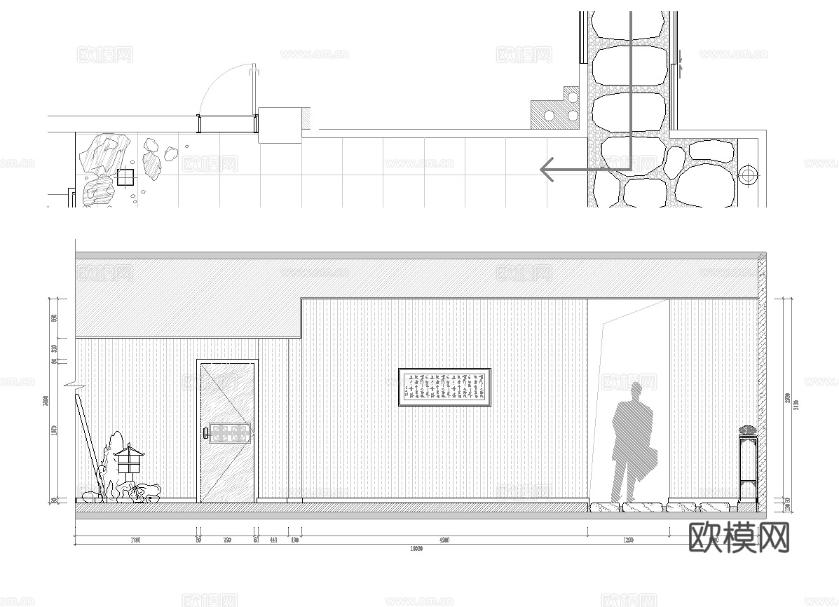 最新5套 茶楼 施工图合集cad施工图