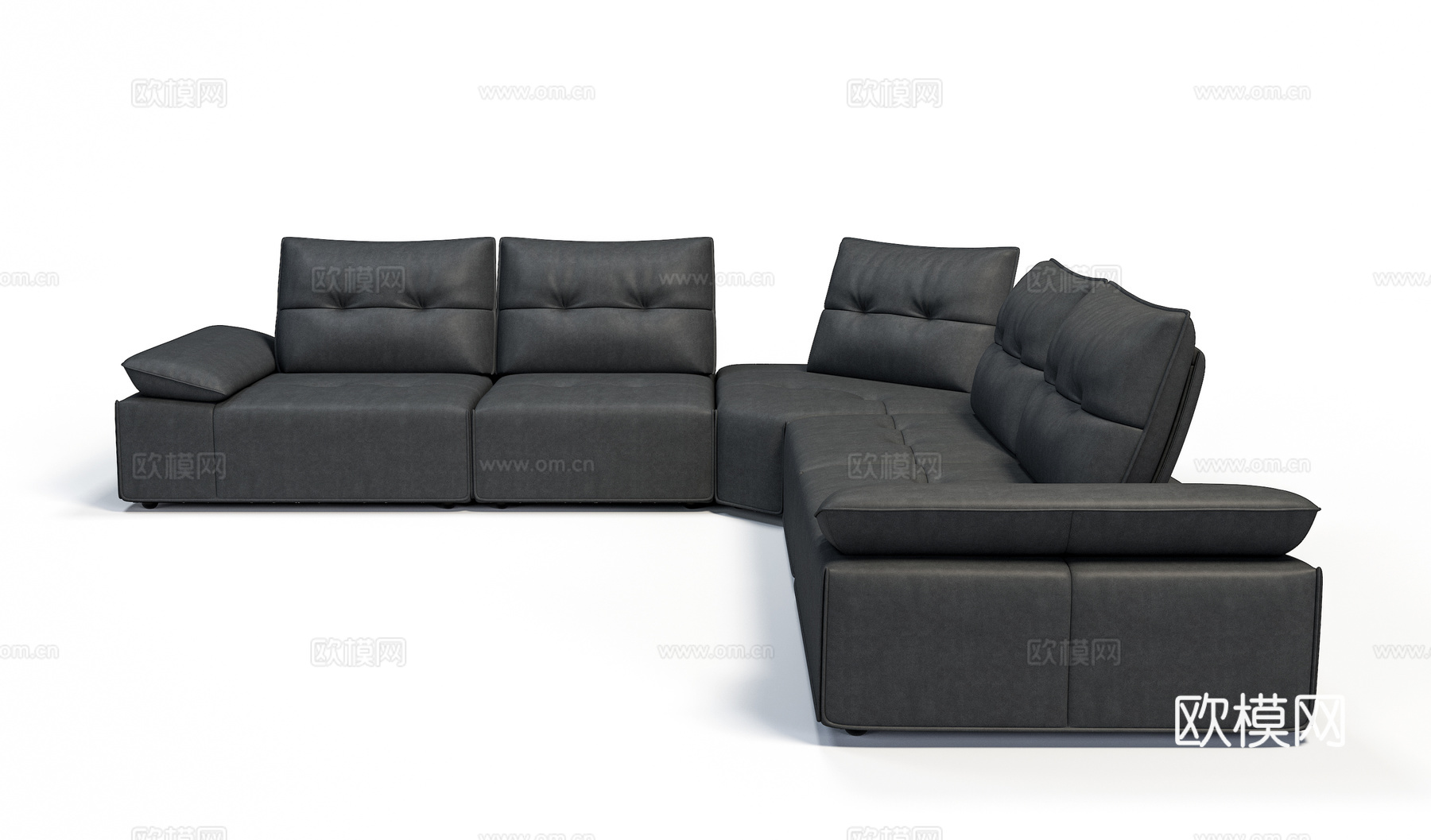 休闲沙发3d模型下载（渲染图2）